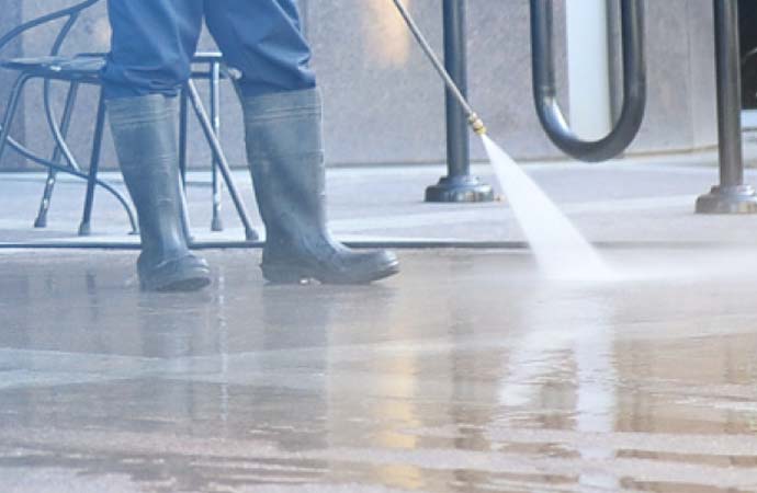 Pressure washing