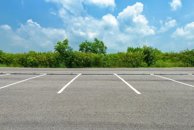 Parking lot cleanup